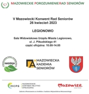 Informacja o V Konwencie Mazowieckich Rad Seniorów