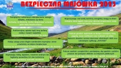 Grafika z dobrymi zasadami na długi weekend majowy
