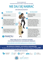 Ulotka informacyjna - Nie daj się nabrać
