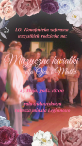 Zaproszenie na koncert dla rodziców