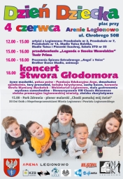 Plakat promujący Dzień Dziecka 2023 w Legionowie