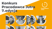 Grafika promująca konkurs - Pracodawca Jutra