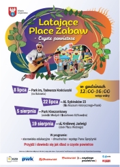 zdjęcie z harmonogramem latające place zabaw