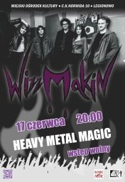 Plakat promujący koncert zespołu Wizzmakin