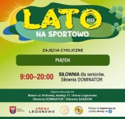 zdjęcie z harmonogramem lato na sportowo