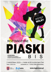 Plakat promujący wydarzenie - Roztańczone Piaski