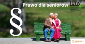 plakat inforumjący o wykładzie Prawo dla seniorów