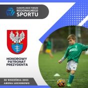 Plakat informacyjny o Europejskim Forum Regionalnego Sportu