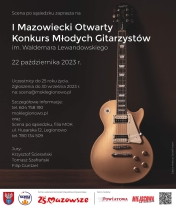 Plakat informujący o konkursie
