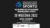 plakat informujący o forum sportu