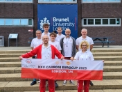 Zdjęcie polskiej drużyny 25. Carrrom EuroCup w Londynie w dniach 4-7 sierpnia.