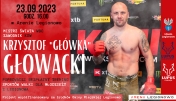 Plakat reklamujący trening z Krzysztofem Głowackim