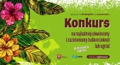 Plakat informujący o konkursie.