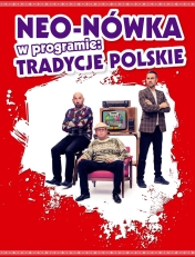 Plakat informujący o występie kabaretu Neo-Nówka