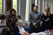 Zdjęcie z panią Janiną