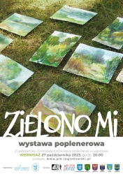 Plakat informujący o wernisażu