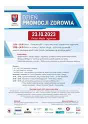 Plakat reklamujący II dzień zdrowia.