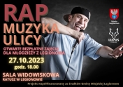 Plakat informujący o spotkaniu dla młodzieży.