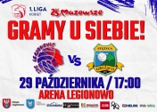 Plakat informujący o meczu LTS Legionovia - GKS Wieżyca 2011 Stężyca