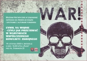 Plakat promujący spotkanie i promocję książki
