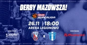 Plakat informujący o meczu piłki ręcznej