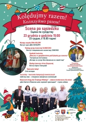 Plakat informujący o wydarzeniu Kolędujmy razem