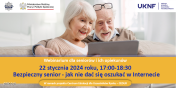 Grafika z informacjami o webinarium - treść w aktualności