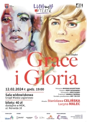 Plalat informujący o przedstawieniu teatralnym