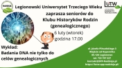 Plakat informujący o wykladzie LUTW