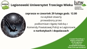 Plakat informujący o plakacie