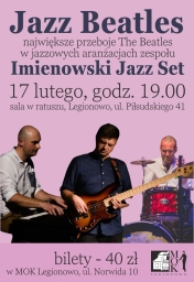 Plakat informuujący o koncercie zespołu