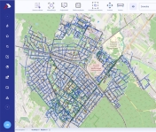 Techniczna mapa Legionowa