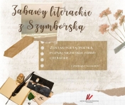 Grafika promująca akcję - Zabawy literackie z Szymborską