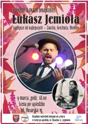 Plakat informujący o koncercie dla kobiet