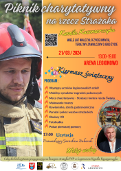 Plakat informujący o pikniku charytatywnym