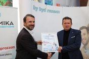 Prezydent Miasta Legionowo Roman Smogorzewski i Andrzej Wójcik Prezes Fundacji Partnerstwo dla Wschodu