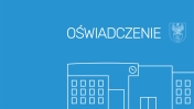 Napis - Oświadczenie