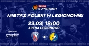 Plakat informujący o meczu piłki ręcznej