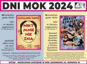 Plakat informujący o dniach MOK Legionowo 2024