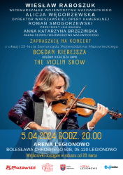 Plakat informujący o koncercie
