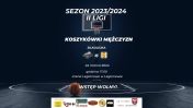 Plakat informujący o meczu koszykówki: KS Legion Legionowo - MKS Ochota Warszawa
