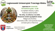 Plakat informujący o wykładzie