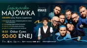 Grafika informujuąca o majówce 2024 w Legionowie