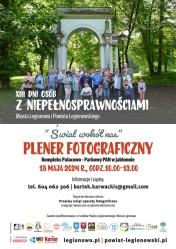 Plakat informujący o plenerze malarskim
