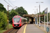 Pociąg Szybkiej Kolei Miejskiej w Warszawie