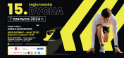 Grafika promująca 15. Legionowską Dychę