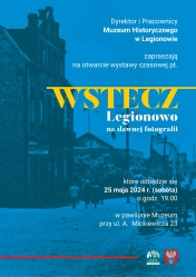 Plakat informujący o wernisażu
