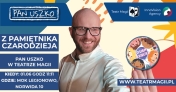 Plakat informujacy o występie iluzjonisty