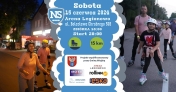 palakt informujący o drugim przejazd Night Skating Legionowo
