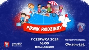 Plakat informujący o pikniku rodzinnym